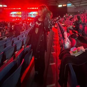 Black leather jacket